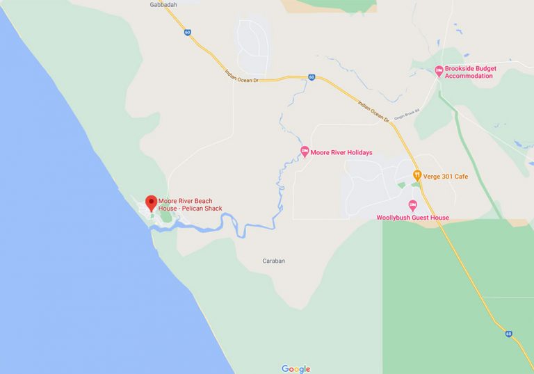 Location Moore River Beach House